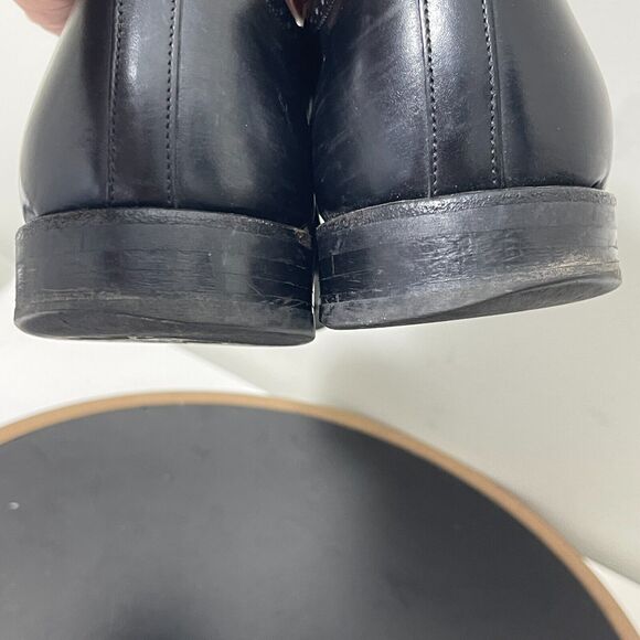 Allen Edmonds Shoes Men Size 8 Black Leather Cap Toe Oxford Dress Shoes Van Ness main image 11